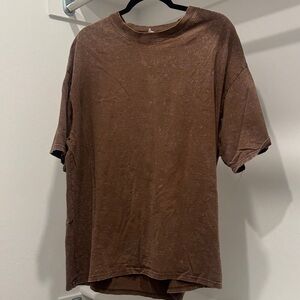 Men's Brown Casual T-Shirt